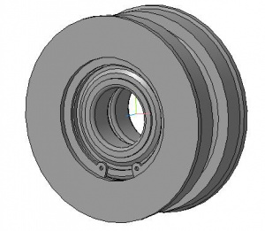 Ролик в сборе 150.04.07.000 (00000008200)