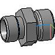Переходник проходной IR G3/4&amp;quot; - Дн20 (ёлочка),  00000009887 (00000009887)